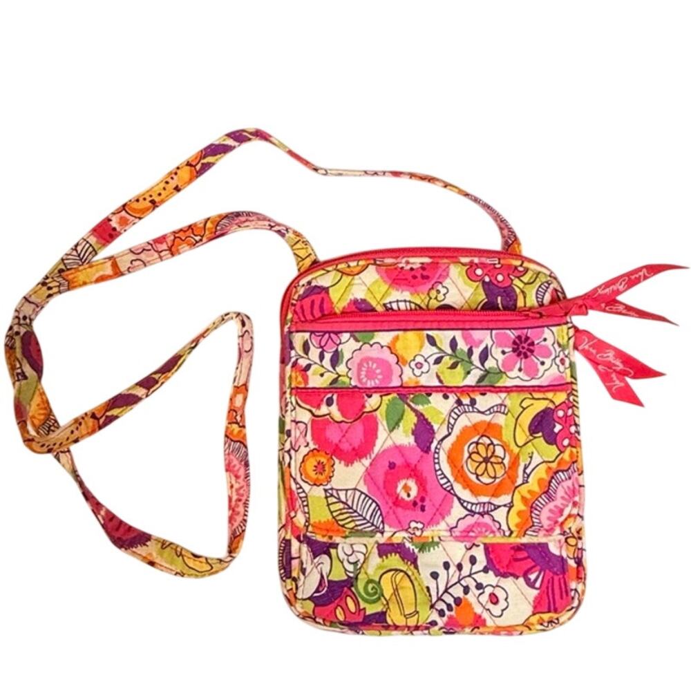 Vera Bradley Disney Parks Bouncing Bouquet Minnie Mouse Crossbody Bag Retired